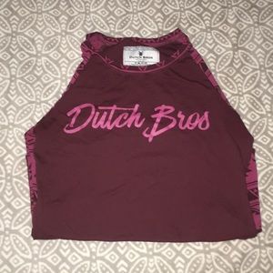 Super cute Dutch Bros 3/4 sleeve shirt